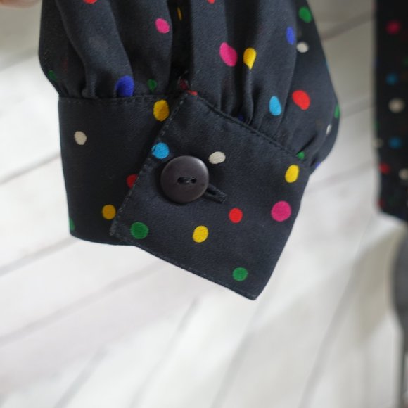 Collection By Josephine Vintage Black Blouse - Picture 4 of 8